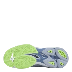 Mizuno Wave Lightning Z7 W Heather/white/neo Lime -Damesmode online. 60731 53 004