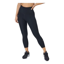 Nike Dri-FIT One Women's High-Rise Cropped Leggings BLACK/WHITE
