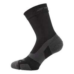2XU Vectr Merino L.cush Crew Sock Black/titanium
