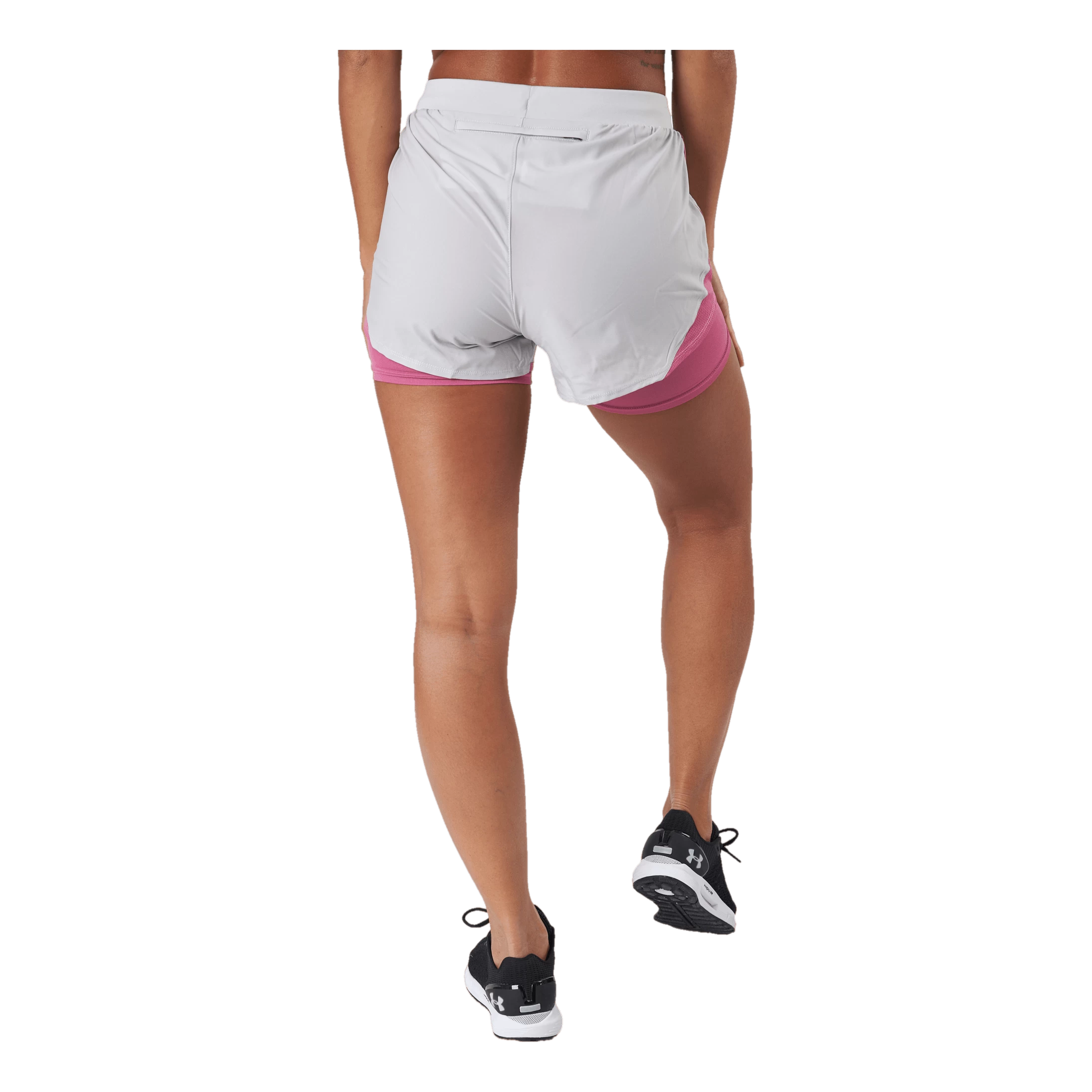Under Armour Ua Fly By Elite 2-in-1 Short Ghost Gray 3 Under Armour Ua Fly By Elite 2-in-1 Short Ghost Gray - Afbeelding 3