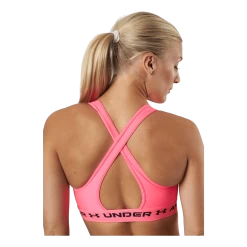Under Armour Ua Crossback Mid Bra Cerise -Damesmode online. 60805 18 003