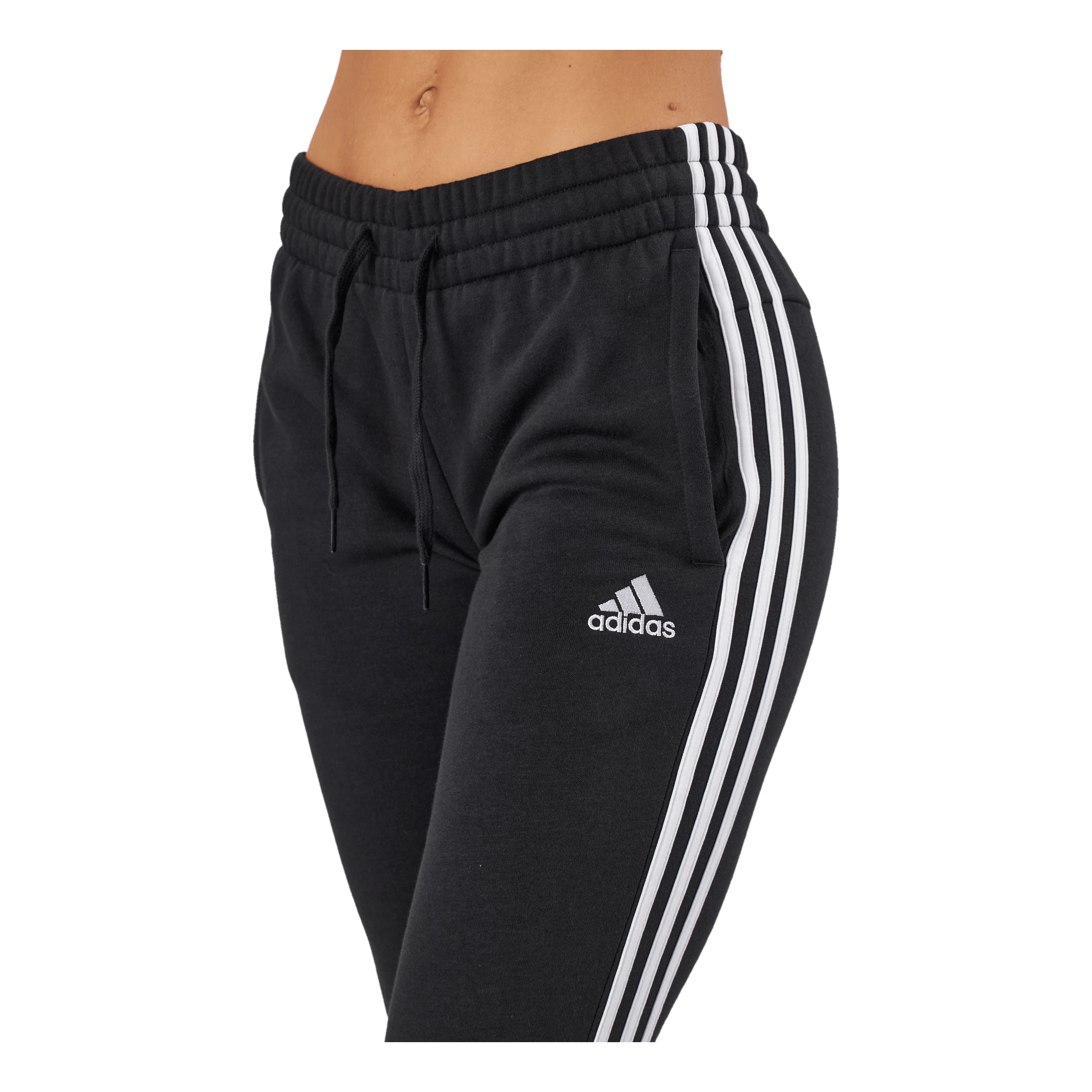 ADIDAS Essentials Fleece 3-Stripes Joggers Black 4 ADIDAS Essentials Fleece 3-Stripes Joggers Black - Afbeelding 4