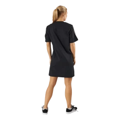 ADIDAS Essentials 3-Stripes Single Jersey Boyfriend Tee Dress Black -Damesmode online. 60930 26 003
