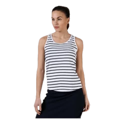 Taranto Tank Top Blue/White