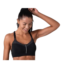CASALL Front Zip Sports Bra Grey -Damesmode online. 7323343482009 007 a9dd248023504bcaa793fc3ccd7b595e