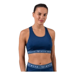 Flora Merino Bra Blue