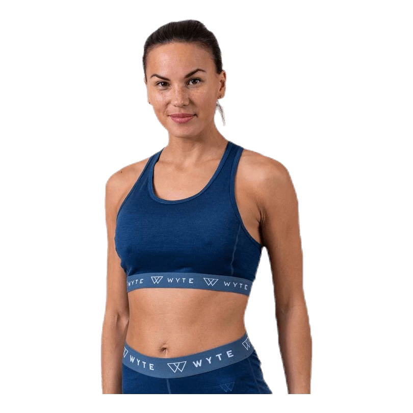Flora Merino Bra Blue 4 Flora Merino Bra Blue - Afbeelding 4