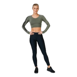 Bowery Cropped LS Green -Damesmode online. 7332576103551 005 d889732e920e41c288d1bd1f958aeb1c