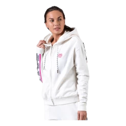 Woven Logo Tape Zip Hood White -Damesmode online. 7332941193811 005 fc8f9fc31f3f4abe9faa613fc090ad8d