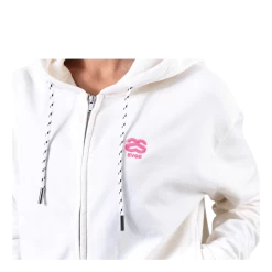 Woven Logo Tape Zip Hood White -Damesmode online. 7332941193811 006 06fdaa6f1dac4270a03aa7e086e777fc