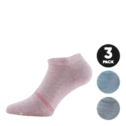 Low Cut Socks - Minnie 3-Pack Pink