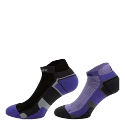 2-Pack Running Socks - Lewis Purple/Black