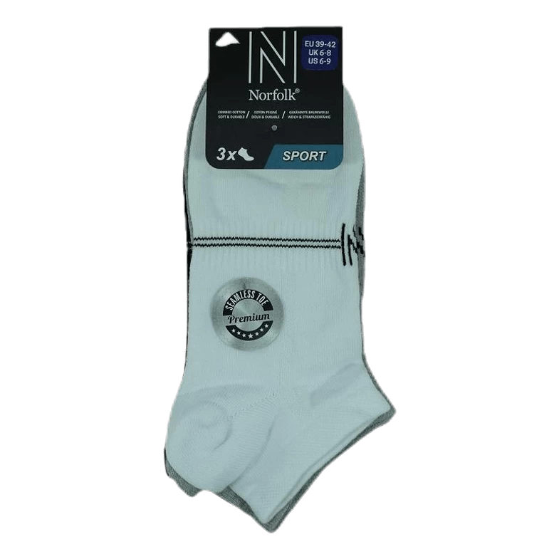 Fresh- 3-Pack Cotton Low Cut Training Socks Patterned 3 Fresh- 3-Pack Cotton Low Cut Training Socks Patterned - Afbeelding 3