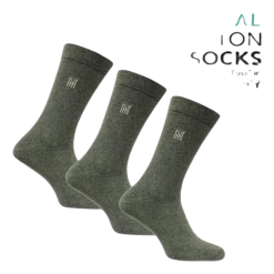 3-Pack Casual Socks - Brody Grey