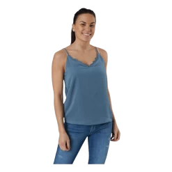 ONLY Debbie Singlet Wvn Blue