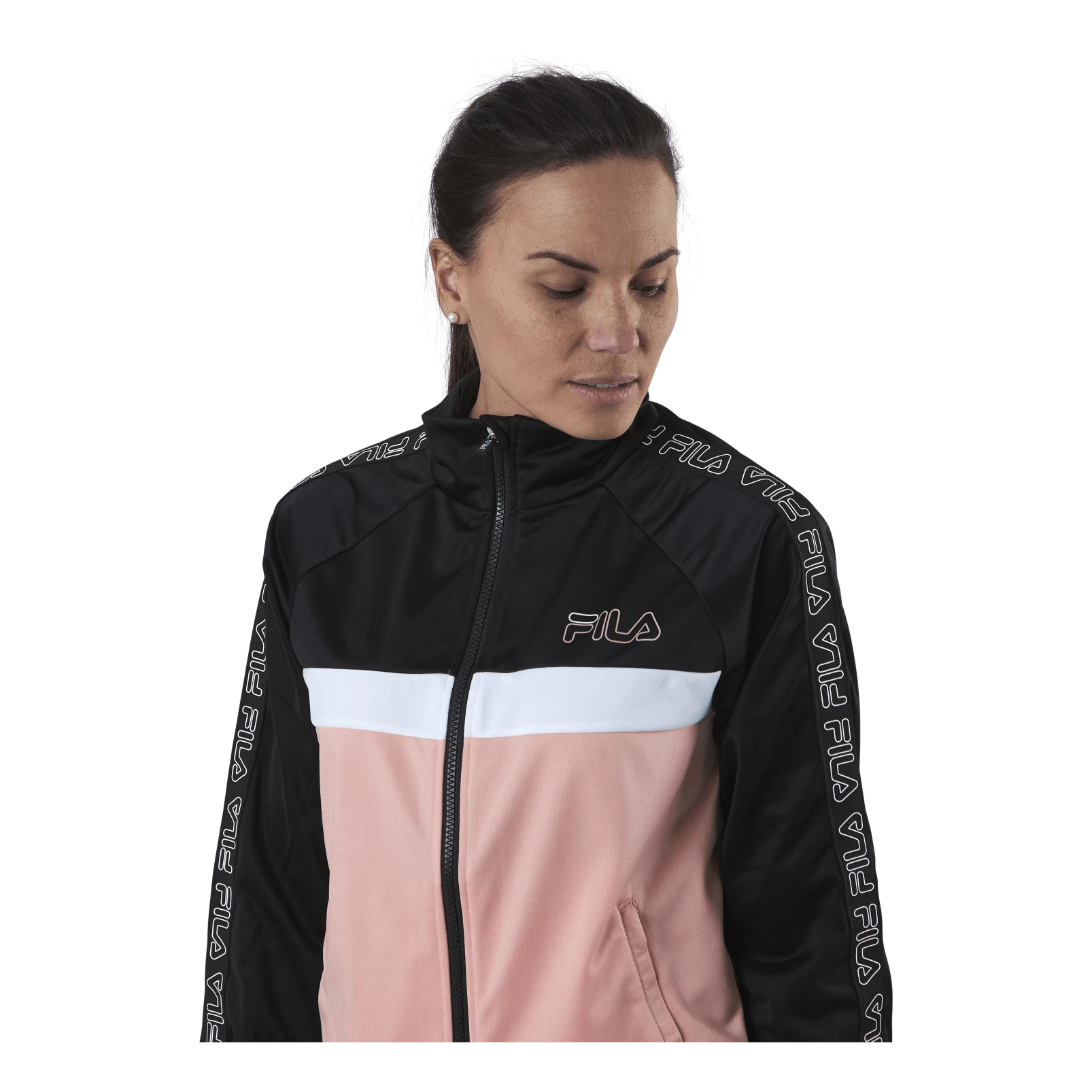 Fila Jacoba Taped Track Jacket Pink 4 Fila Jacoba Taped Track Jacket Pink - Afbeelding 4
