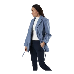 ONLY Trillion Belt Coatigan Pnt Blue