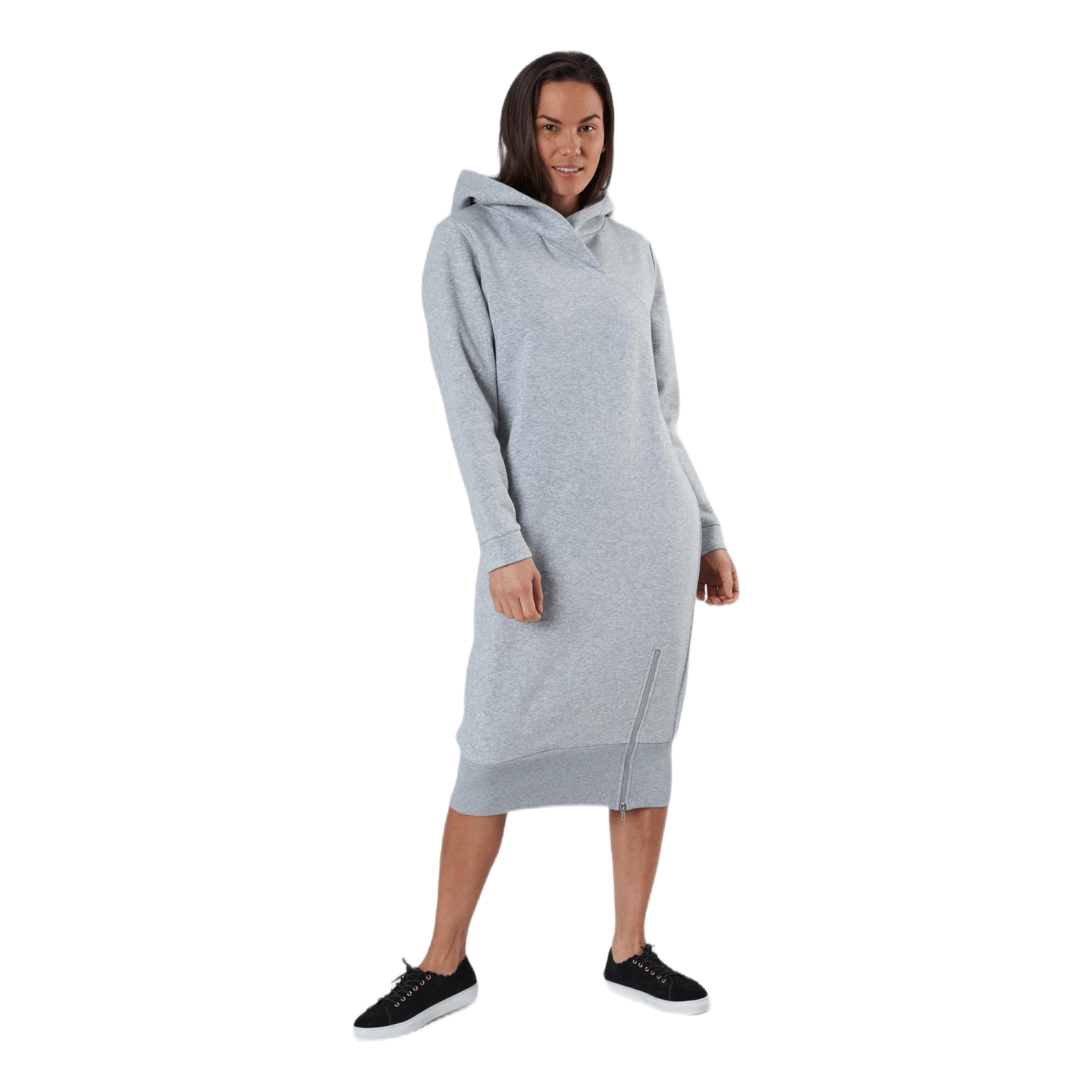 Pieces Leda Ls Hoodie Sweat Dress Bc Grey 1 Pieces Leda Ls Hoodie Sweat Dress Bc Grey