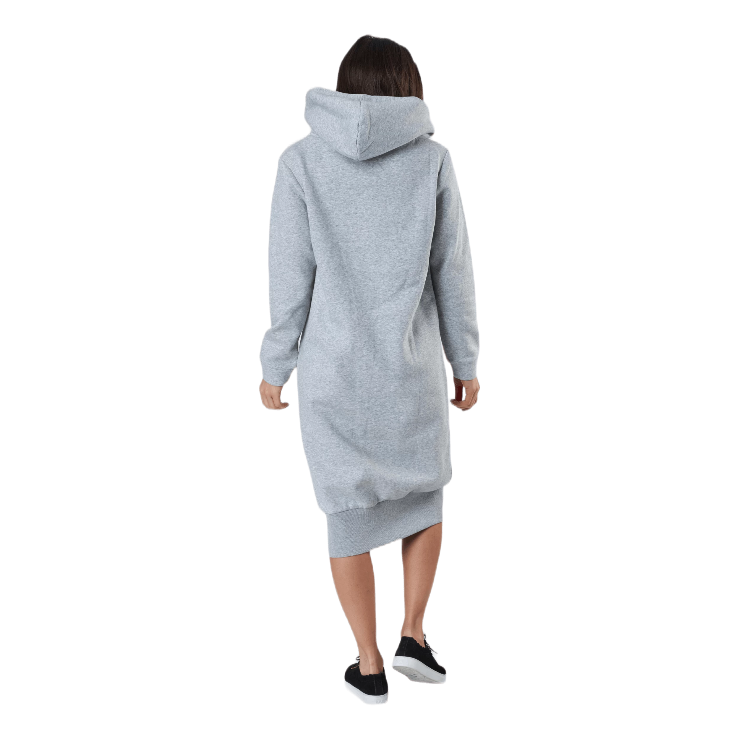 Pieces Leda Ls Hoodie Sweat Dress Bc Grey 3 Pieces Leda Ls Hoodie Sweat Dress Bc Grey - Afbeelding 3