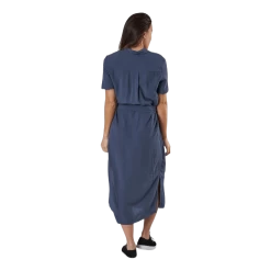 Pieces Cecilie Ss Long Dress Blue 7 Pieces Cecilie Ss Long Dress Blue -Damesmode online. 90110 35 006