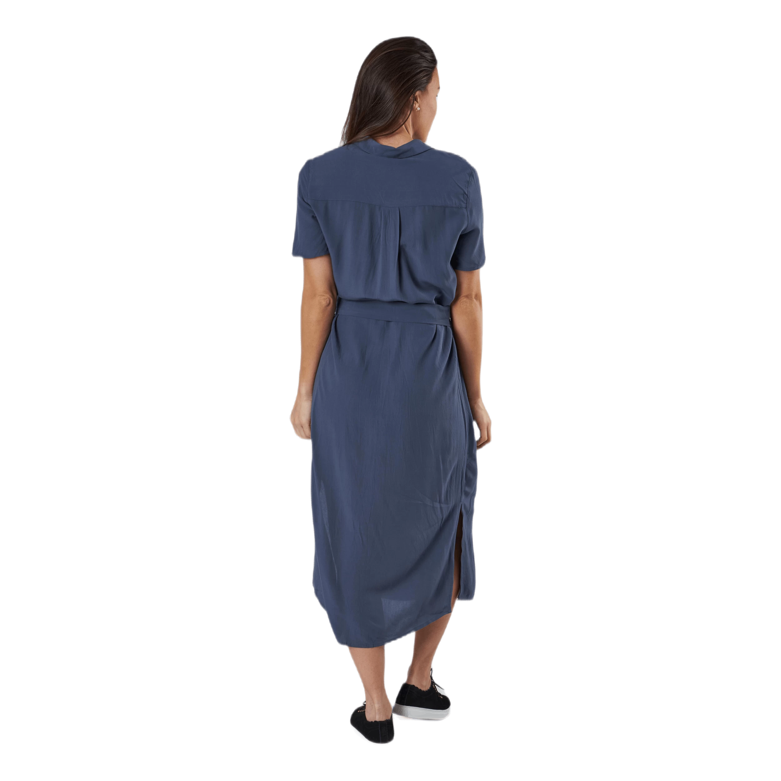 Pieces Cecilie Ss Long Dress Blue 3 Pieces Cecilie Ss Long Dress Blue - Afbeelding 3