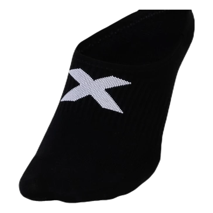 2XU Invisible Sock 3 Pack White/Black 3 2XU Invisible Sock 3 Pack White/Black - Afbeelding 3